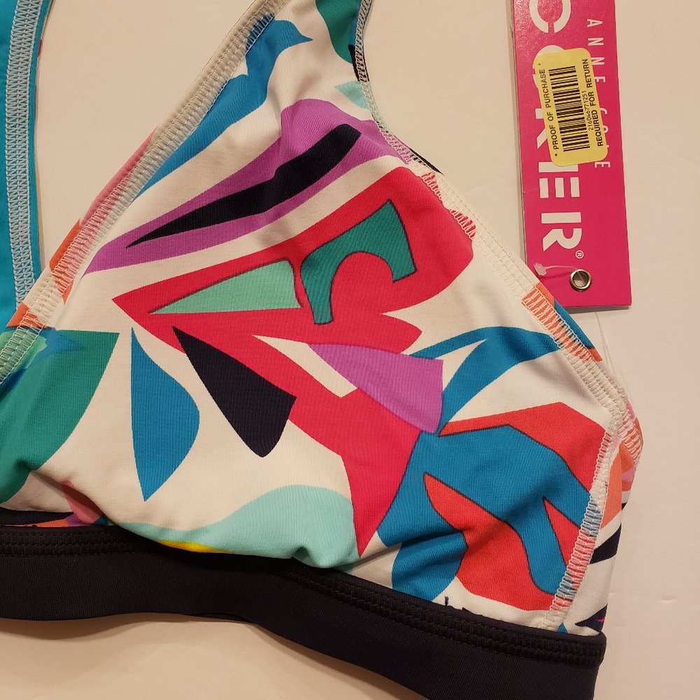 Anne Cole Locker Racerback Active Swim Top - Picture 6 of 16